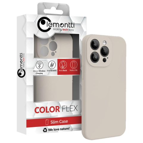 Lemontti Husa Liquid Silicon MagCharge iPhone 15 Pro Bej (protectie 360°, material fin, captusit cu microfibra) [4]