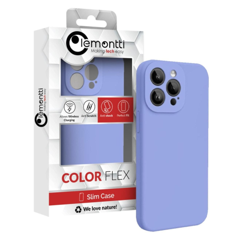 Lemontti Husa Liquid Silicon MagCharge iPhone 15 Pro Lila (protectie 360°, material fin, captusit cu microfibra) [5]
