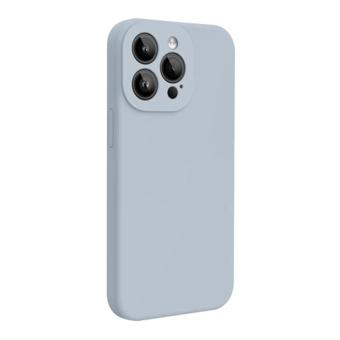 Lemontti Husa Liquid Silicon MagCharge iPhone 15 Pro Max Albastru (protectie 360°, material fin, captusit cu microfibra) [4]
