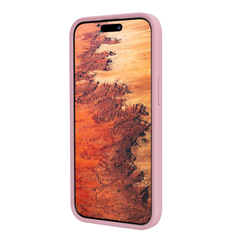 Lemontti Husa Liquid Silicon MagCharge iPhone 15 Pro Max Crem (protectie 360°, material fin, captusit cu microfibra) [1]