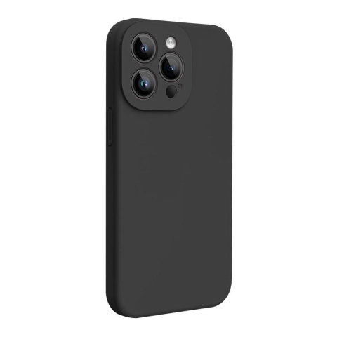 Lemontti Husa Liquid Silicon MagCharge iPhone 15 Pro Negru (protectie 360°, material fin, captusit cu microfibra) [4]