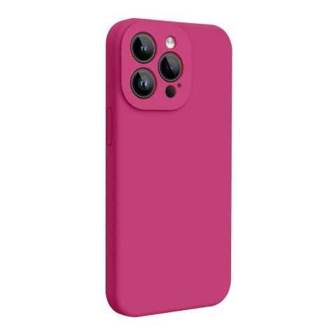 Lemontti Husa Liquid Silicon MagCharge iPhone 15 Pro Roze (protectie 360°, material fin, captusit cu microfibra) [4]