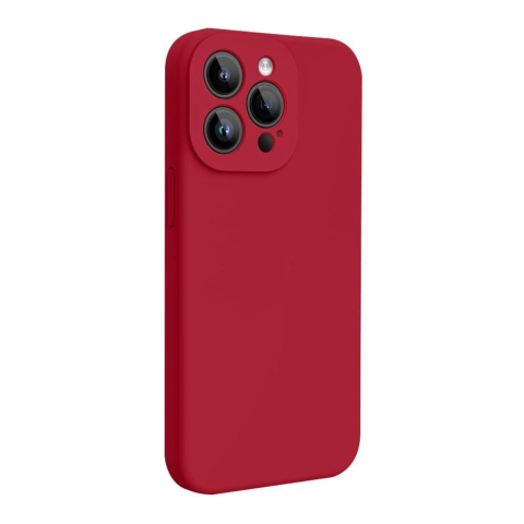 Lemontti Husa Liquid Silicon MagCharge iPhone 15 Pro Visiniu (protectie 360°, material fin, captusit cu microfibra) [3]