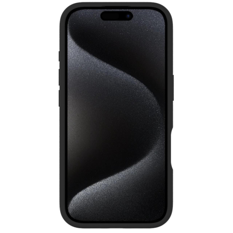 Lemontti Husa Liquid Silicon MagSafe iPhone 16, cu suport, Negru [2]