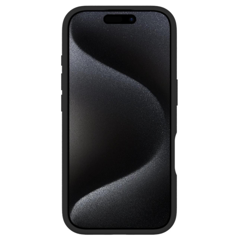 Lemontti Husa Liquid Silicon MagSafe iPhone 16 Pro Max, cu suport, Negru [2]