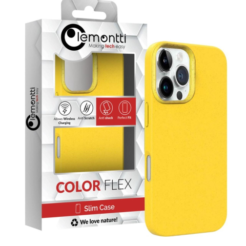 Lemontti Husa Multiple Color Wheat MagSafe iPhone 16 Pro Galben [1]