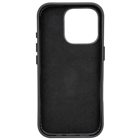 Lemontti Husa Piele MagSafe cu inel stand iPhone 16 Pro Max Negru [5]