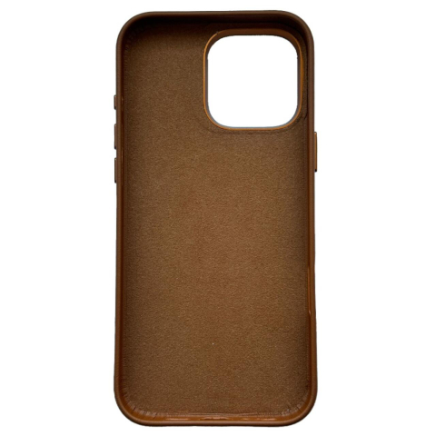Lemontti Husa Piele MagSafe iPhone 16 Pro Maro [1]