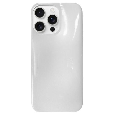 Lemontti Husa Puffer iPhone 16 Pro cu finisaj lucios Alb [1]