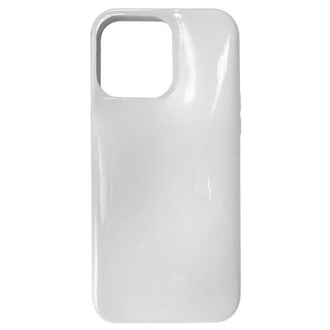 Laptop, Tablete & Telefoane - Lemontti Husa Puffer iPhone 16 Pro cu finisaj lucios Alb