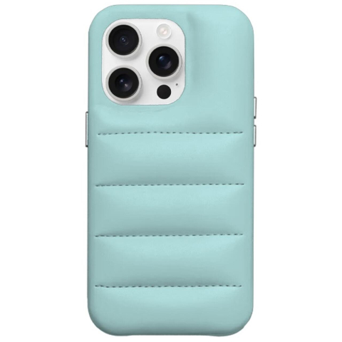 Laptop, Tablete & Telefoane - Lemontti Husa Puffer iPhone 16 Pro cu finisaj mat, Fistic