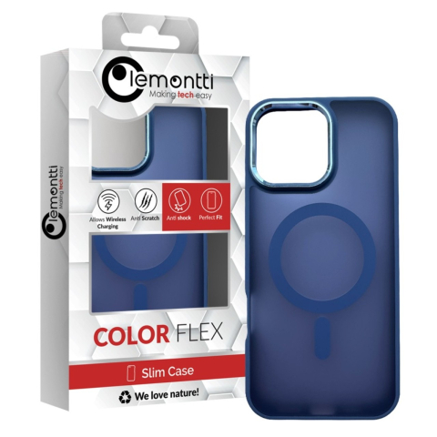 Lemontti Husa Shield MagSafe iPhone 16 Pro Max Albastru [1]