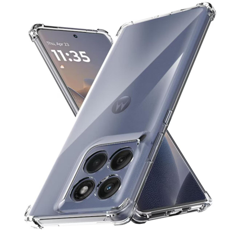 Lemontti Husa Shockproof Clear Silicon Motorola Edge 60 / Edge 60 Fusion Transparent [3]