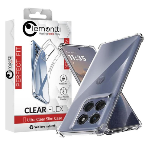 Lemontti Husa Shockproof Clear Silicon Motorola Edge 60 / Edge 60 Fusion Transparent [4]