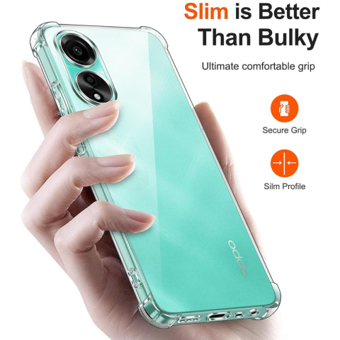 Lemontti Husa Shockproof Silicon Oppo A38 / A18 Transparent [1]