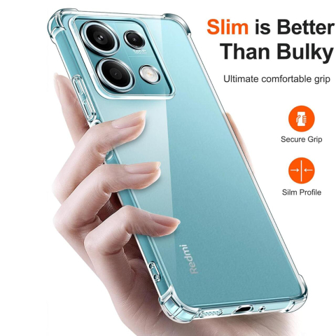 Lemontti Husa Shockproof Silicon Xiaomi Redmi Note 13 5G Transparent [1]