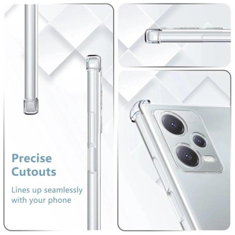 Laptop, Tablete & Telefoane - Lemontti Husa Shockproof Silicon Xiaomi Redmi Note 13 Pro 5G / Poco X6 Transparent