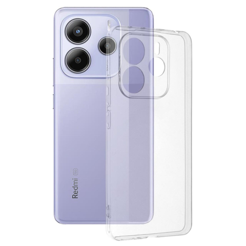 Laptop, Tablete & Telefoane - Lemontti Husa Silicon Clear Xiaomi Redmi Note 14 4G Transparent