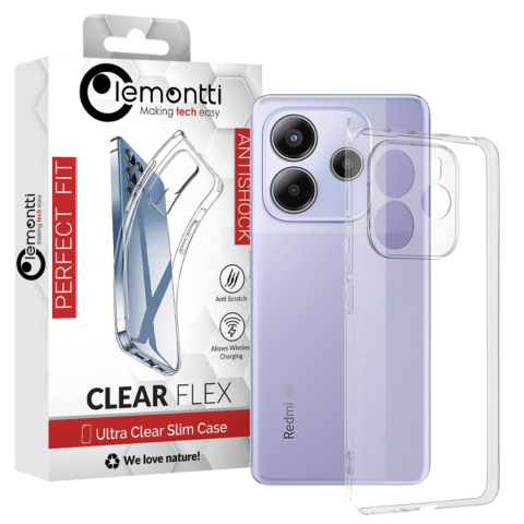 Lemontti Husa Silicon Clear Xiaomi Redmi Note 14 4G Transparent [4]
