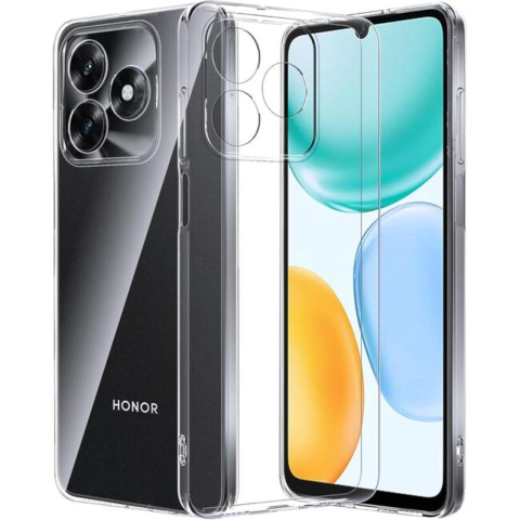 Laptop, Tablete & Telefoane - Lemontti Husa Silicon Honor X5c Plus Transparent
