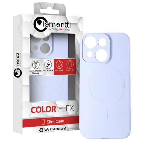 Lemontti Husa Silicon iPhone 15 MagSafe Lila [1]