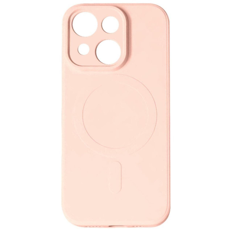 Laptop, Tablete & Telefoane - Lemontti Husa Silicon iPhone 15 MagSafe Roz