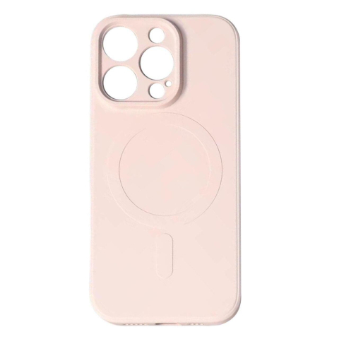 Laptop, Tablete & Telefoane - Lemontti Husa Silicon iPhone 15 Pro MagSafe Roz