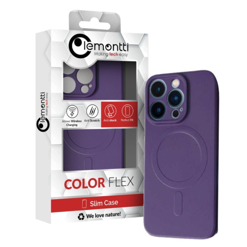 Lemontti Husa Silicon iPhone 15 Pro Max MagSafe Mov [3]