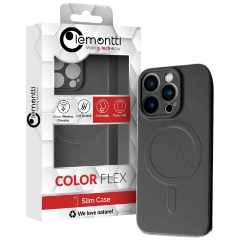 Lemontti Husa Silicon iPhone 15 Pro Max MagSafe Negru [3]
