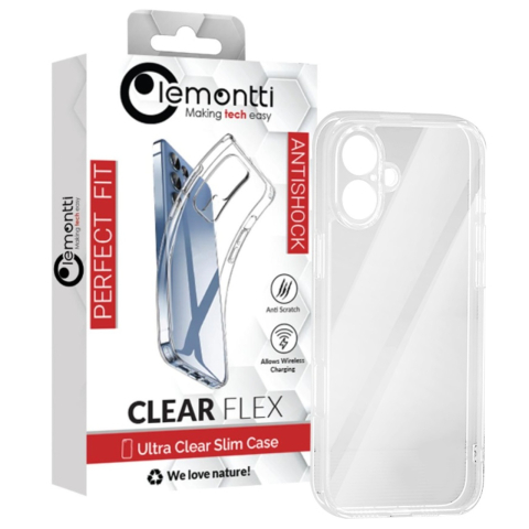 Lemontti Husa Silicon iPhone 16 Transparent [4]