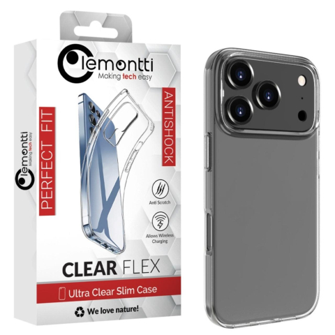 Lemontti Husa Silicon iPhone 17 Pro Max Transparent [3]