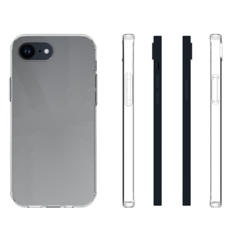 Lemontti Husa Silicon iPhone 17e / iPhone 16e Transparent [2]