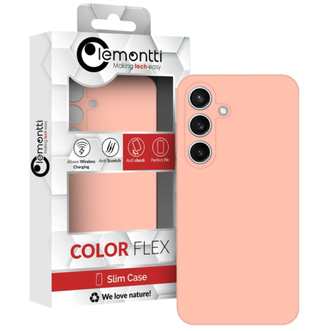 Lemontti Husa Silicon Premium Samsung Galaxy A15 / A15 5G Light Pink [5]