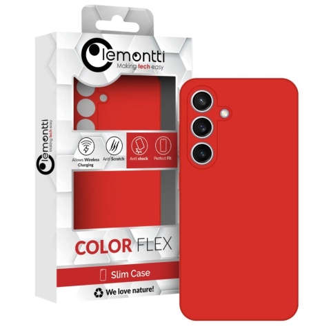 Lemontti Husa Silicon Premium Samsung Galaxy A15 / A15 5G Rosu [5]