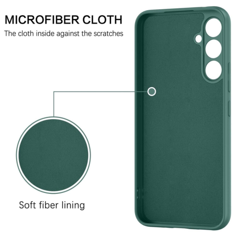 Lemontti Husa Silicon Ring Samsung Galaxy S23 FE Verde [4]