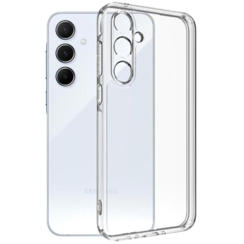 Laptop, Tablete & Telefoane - Lemontti Husa Silicon Samsung Galaxy A55 Transparent