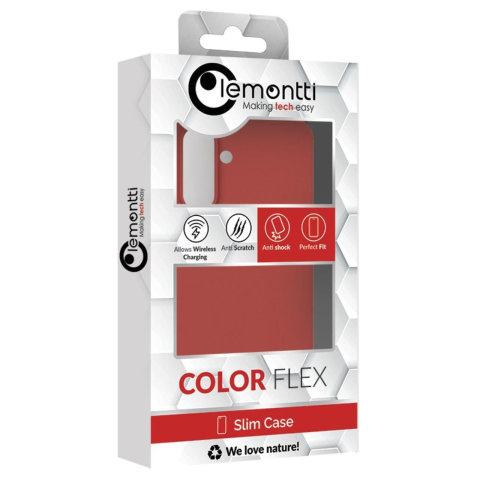 Lemontti Husa Silicon Silky Samsung Galaxy A36 Rosu [3]