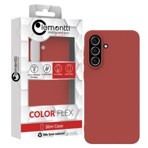 Lemontti Husa Silicon Silky Samsung Galaxy A36 Rosu [4]