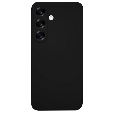 Laptop, Tablete & Telefoane - Lemontti Husa Silicon Silky Samsung Galaxy S25 Negru