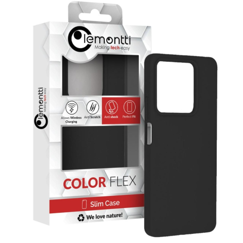 Lemontti Husa Silicon Soft Edge Xiaomi Redmi Note 13 Pro 5G / Poco X6 Negru [3]