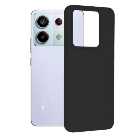 Laptop, Tablete & Telefoane - Lemontti Husa Silicon Soft Edge Xiaomi Redmi Note 13 Pro 5G / Poco X6 Negru