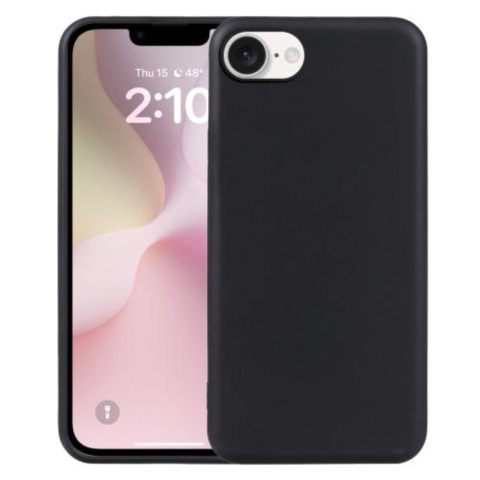 Laptop, Tablete & Telefoane - Lemontti Husa Silicon Soft Slim iPhone 17e / iPhone 16e Negru