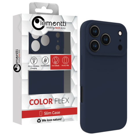 Lemontti Husa Silicon Soft Slim Magsafe iPhone 17 Pro Bleumarin [3]