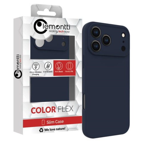 Lemontti Husa Silicon Soft Slim Magsafe iPhone 17 Pro Max Bleumarin [3]