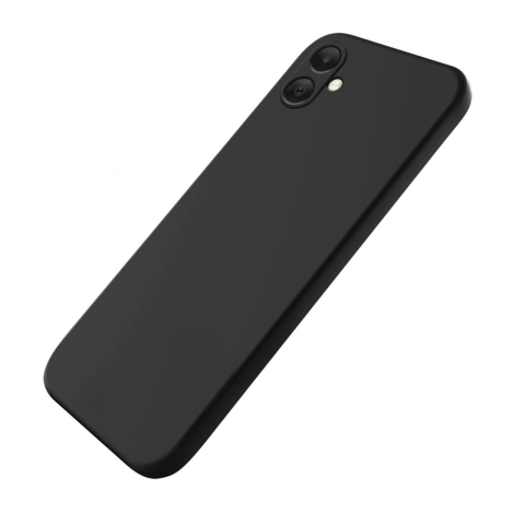 Lemontti Husa Silicon Soft Slim Samsung Galaxy A05 Negru (material mat si fin, captusit cu microfibra) [2]