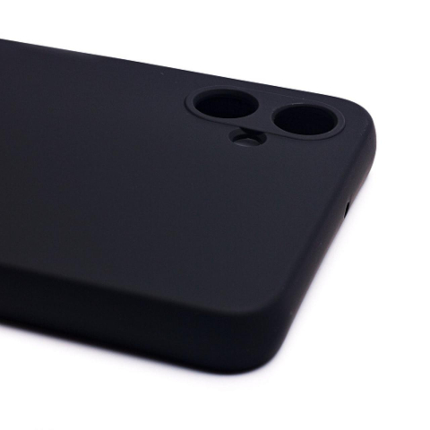 Lemontti Husa Silicon Soft Slim Samsung Galaxy A05 Negru (material mat si fin, captusit cu microfibra) [5]