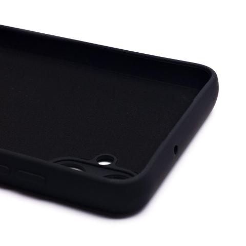 Lemontti Husa Silicon Soft Slim Samsung Galaxy A05 Negru (material mat si fin, captusit cu microfibra) [6]