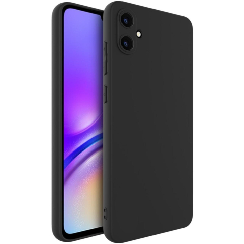 Lemontti Husa Silicon Soft Slim Samsung Galaxy A05 Negru (material mat si fin, captusit cu microfibra) [7]
