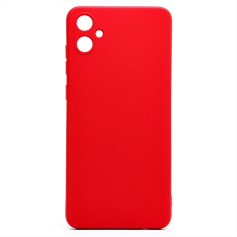 Lemontti Husa Silicon Soft Slim Samsung Galaxy A05 Rosu (material mat si fin, captusit cu microfibra) [6]