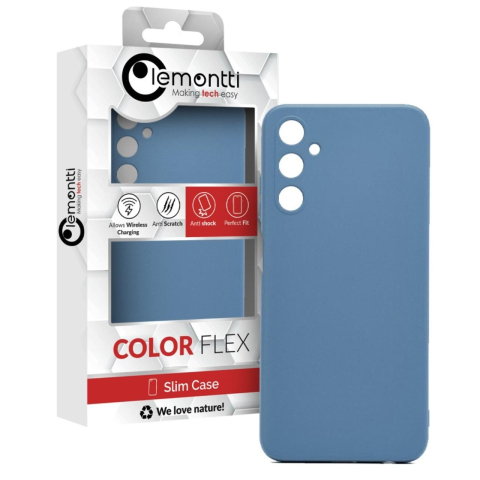 Lemontti Husa Silicon Soft Slim Samsung Galaxy A05s Lavender Gray (material mat si fin, captusit cu microfibra) [6]